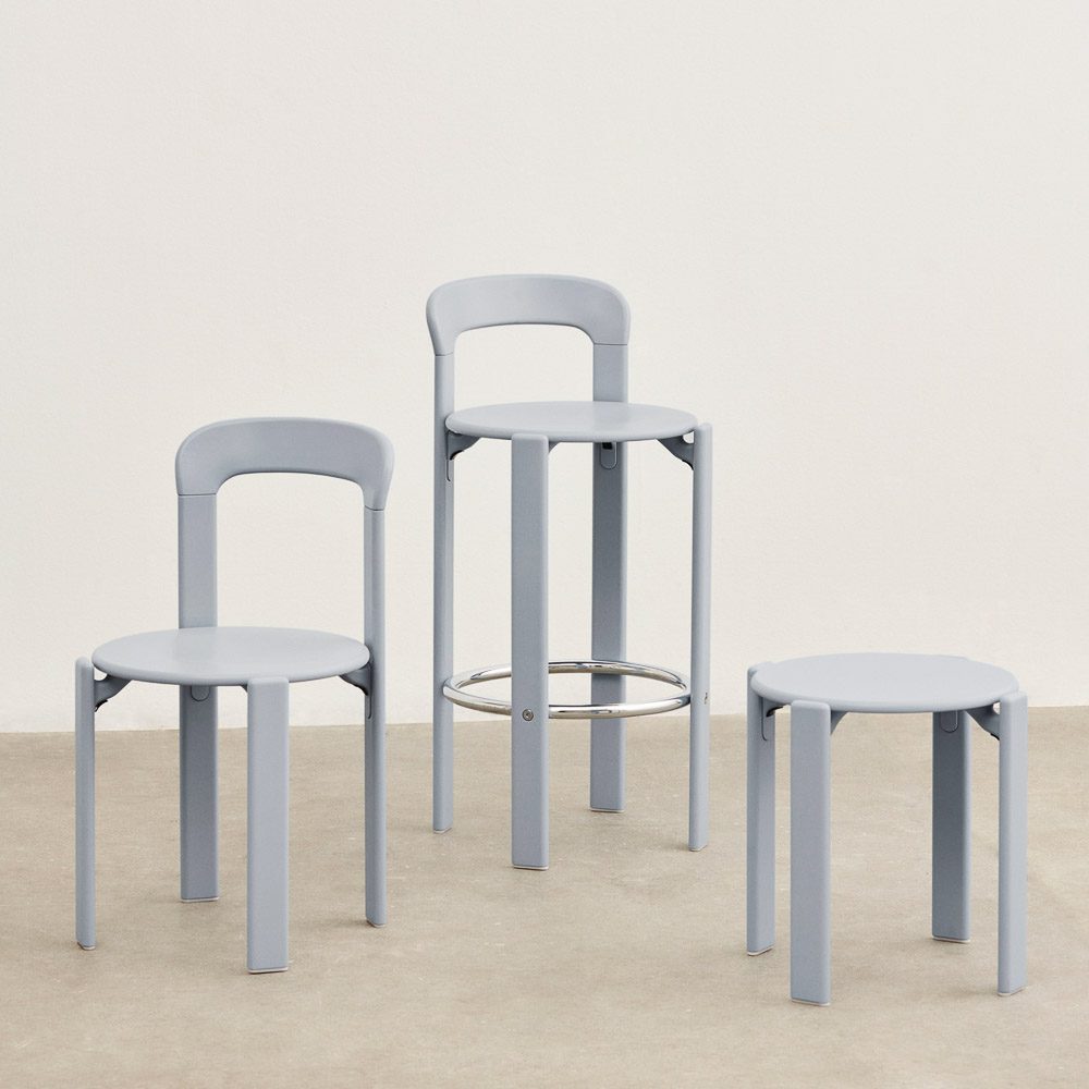 PRE ORDER HAY Rey Chair in Slate Blue - Modern Lounge Chair for Living Room, Office & Reading Nook