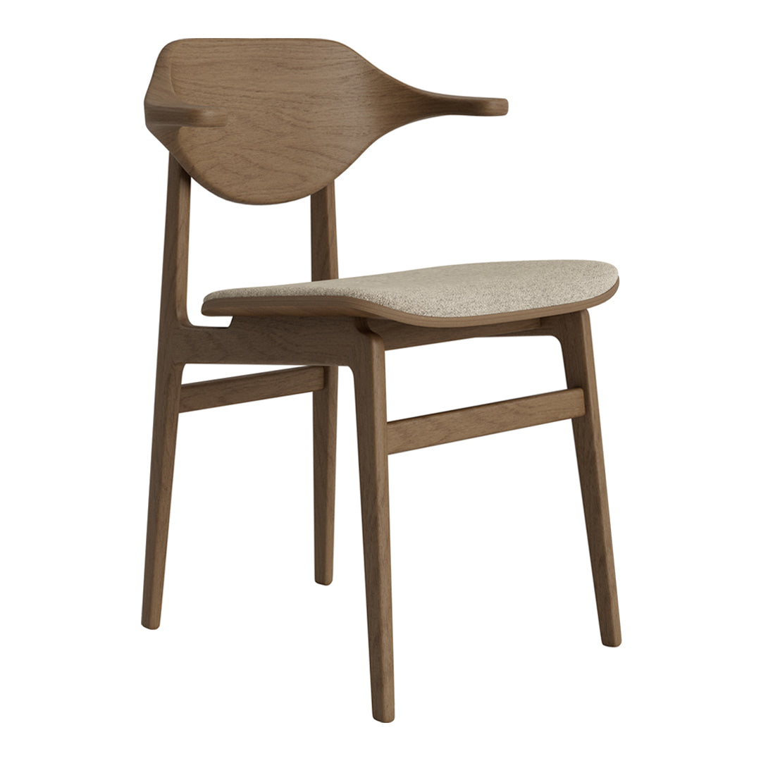 Bufala Dining Chair - Upholstered Seat for Kitchen, Dining Room & Office - Comfortable Modern Furniture for Home & Restaurant Use