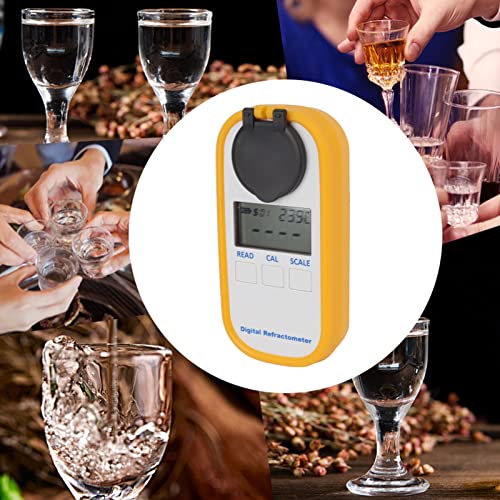 Pssopp Digital Alcohol Tester 0-80% with Smart Brix Refractometer - Accurate Home Brewing Kit for Wine & Beer Making - Easy-Read LCD Display for Hobbyists & Craft Brewers | Perfect for Home Brewing, Winemaking, and Distilling