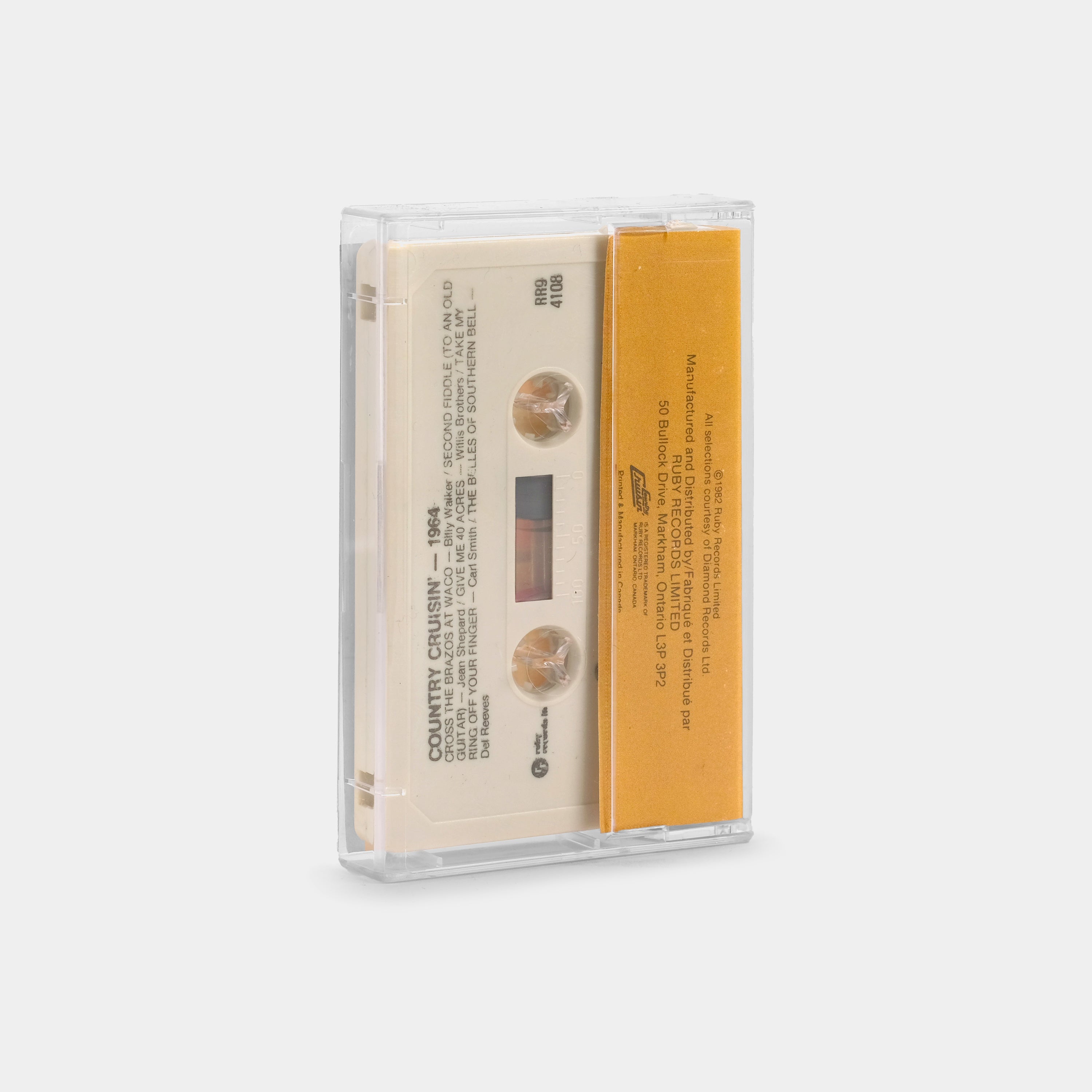 Vintage 1964 Country Cruisin' Cassette Tape - Classic Road Trip Music for Car, Home & Retro Music Collectors