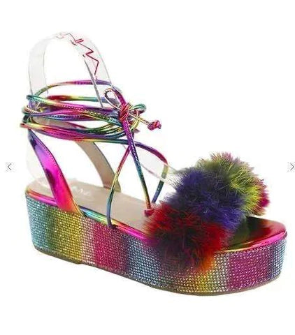 Sparkling Rhinestone Ankle Strap Sandals for Women - Elegant Glitter Heels for Parties, Weddings & Evening Events