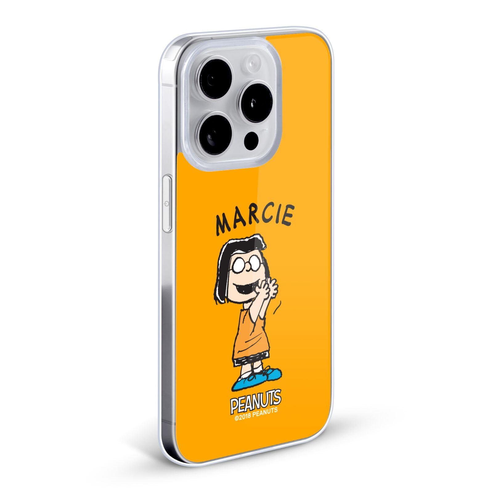 Officially Licensed Peanuts Marcie Soft Gel Case for Apple iPhone 12 & iPhone 12 Pro - Cute Cartoon Character Phone Cover, Durable Protection with Fun Design - Perfect for School, Work, and Everyday Use