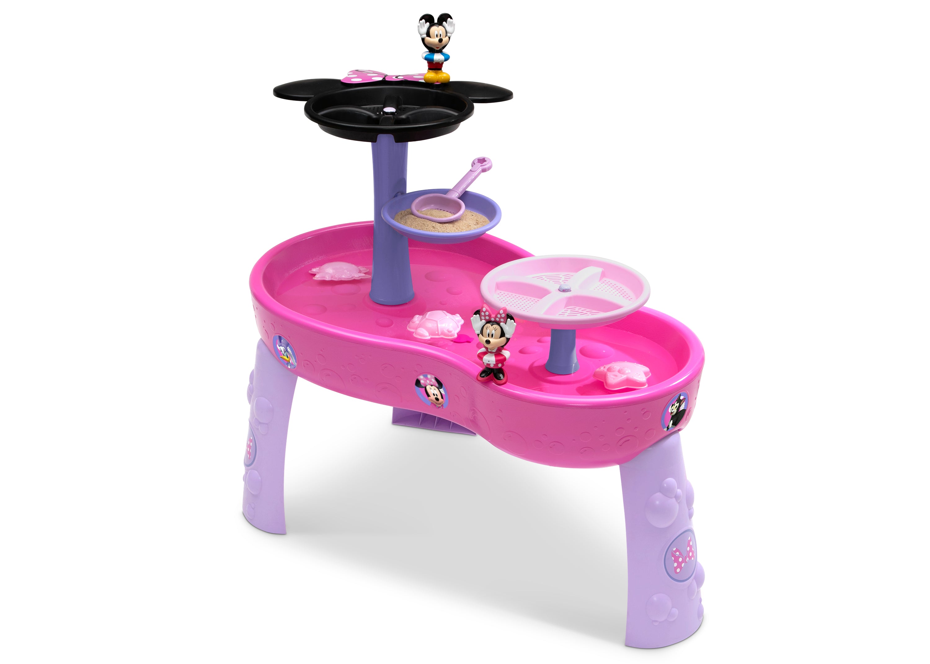 Minnie Mouse Kids Water Play Table - Outdoor Splash & Sensory Activity Toy for Toddlers - Perfect for Backyard, Pool, or Beach Fun