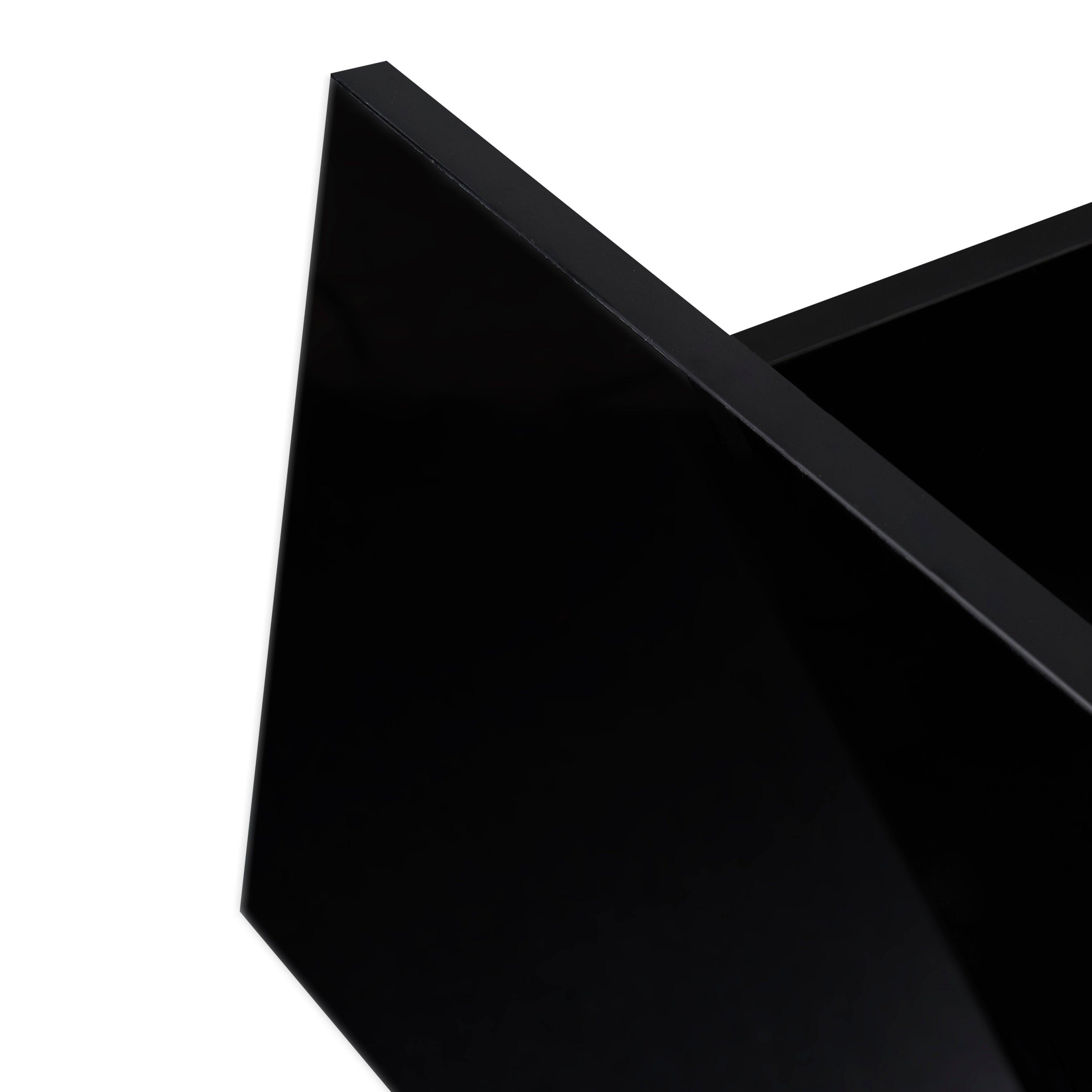 Black TV Stand with LED RGB Lights - Modern Flat Screen TV Cabinet for Gaming Consoles - Perfect for Living Room, Bedroom & Lounge Room Decor (Black) - Ideal for Movie Nights & Gaming Setup