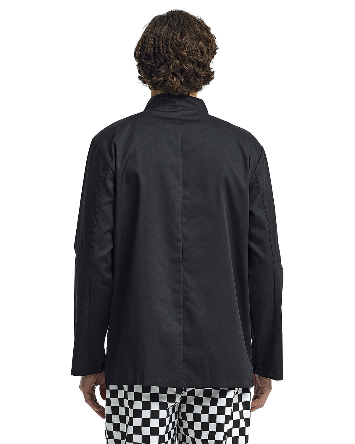 Reprime RP665 Unisex Studded Front Long Sleeve Chef's Coat - Professional Kitchen Apparel for Chefs & Culinary Students | Restaurant Cooking, Baking & Food Service Uniform