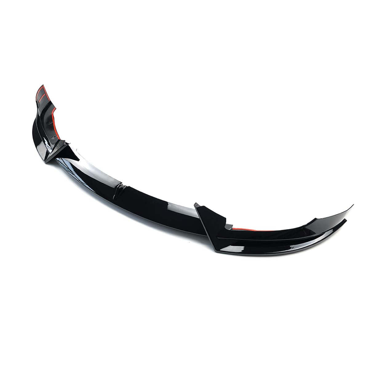 Glossy Black Front Bumper Lip Splitter Spoiler 3Pcs for Tesla Model 3 (2017-2023) - Enhance Style & Aerodynamics for Street & Track Performance