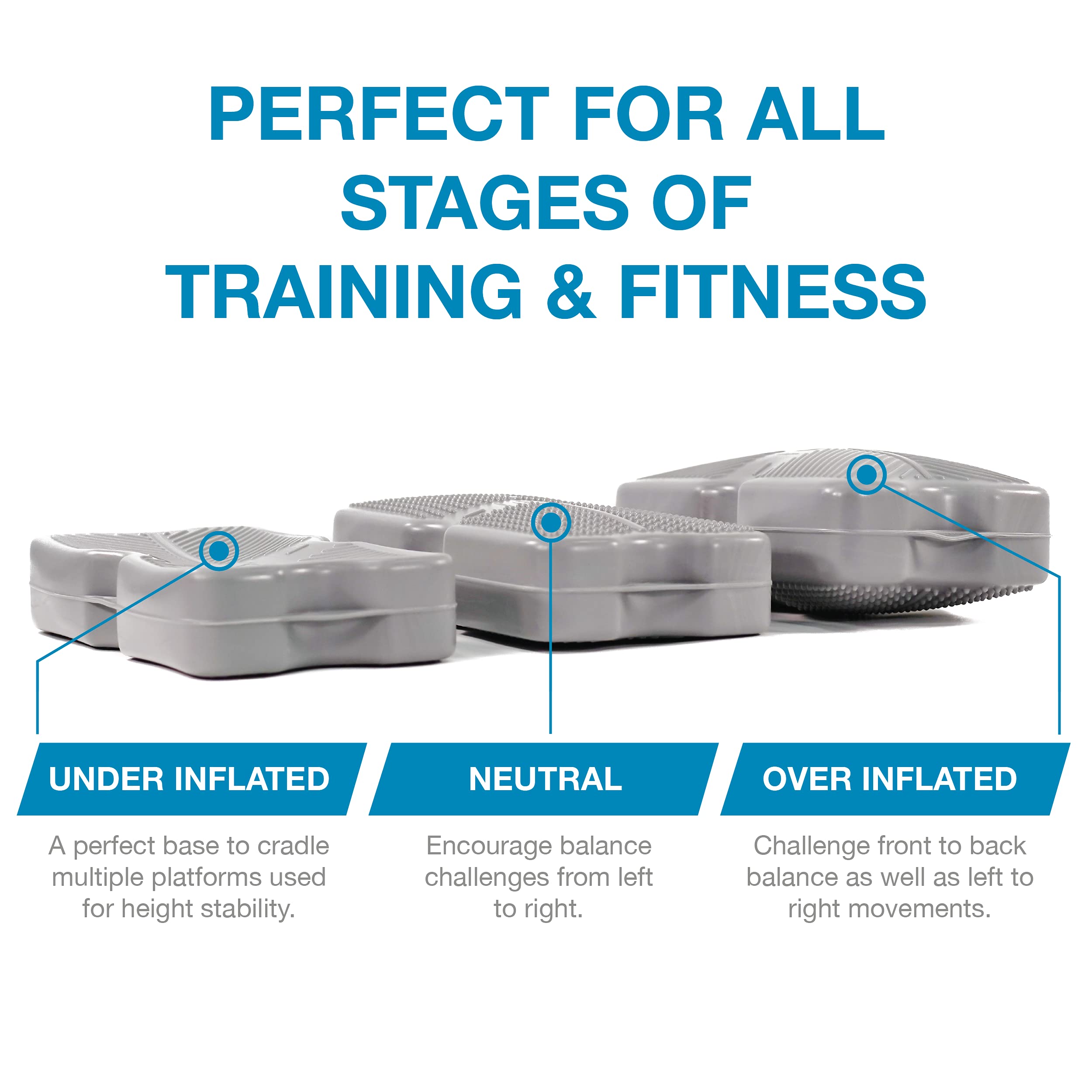 Blue-9 Propel Air Platform Kit - Professional Dog Training Equipment & Pet Accessories for Obedience & Agility (Gray) - Perfect for Home, Outdoor & Competition Use