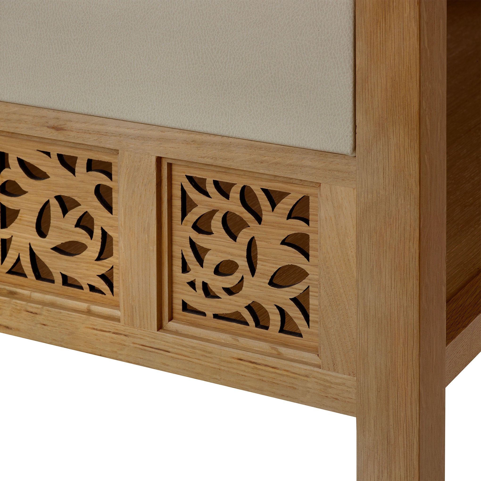 Stylish Surrey Hills Trellis Cocktail Table - Modern End Table for Living Room, Patio & Outdoor Decor - Perfect for Coffee, Books & Drinks