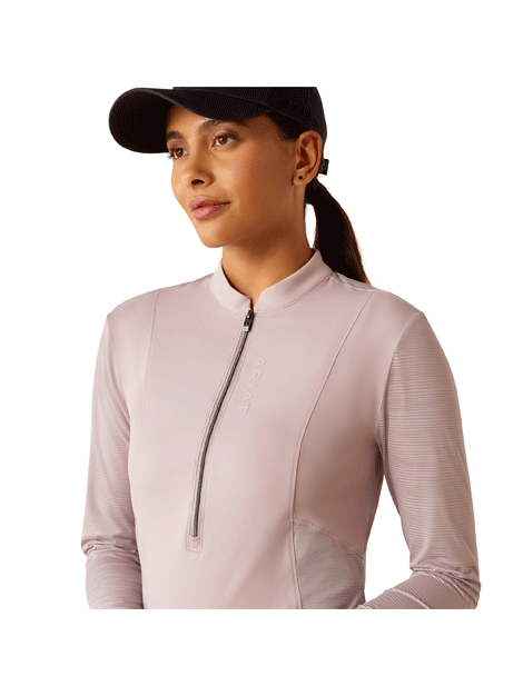 Ariat Breathe 1/4 Zip Long Sleeve Baselayer Shirt - Moisture Wicking Performance Top for Men & Women - Perfect for Hiking, Running & Outdoor Activities