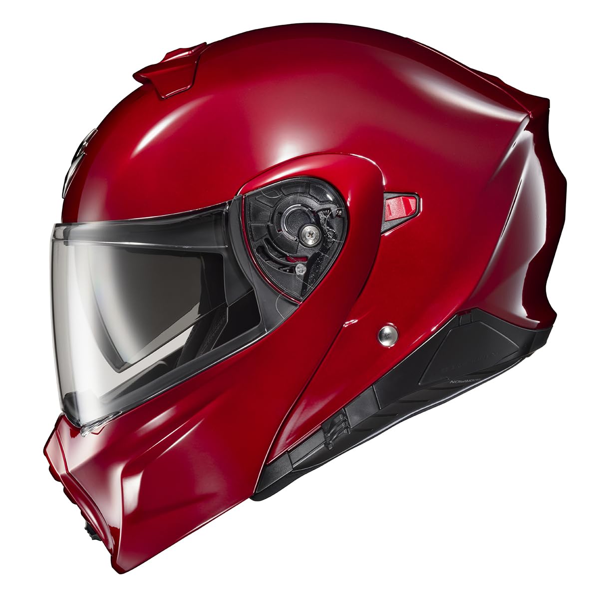 ScorpionEXO GT930 Open Full Face Motorcycle Helmet - DOT & ECE P/J Certified - Bluetooth Ready with Speaker Pockets - Black Cherry (Medium) - Ideal for Street Riding, Commuting & Long-Distance Tours