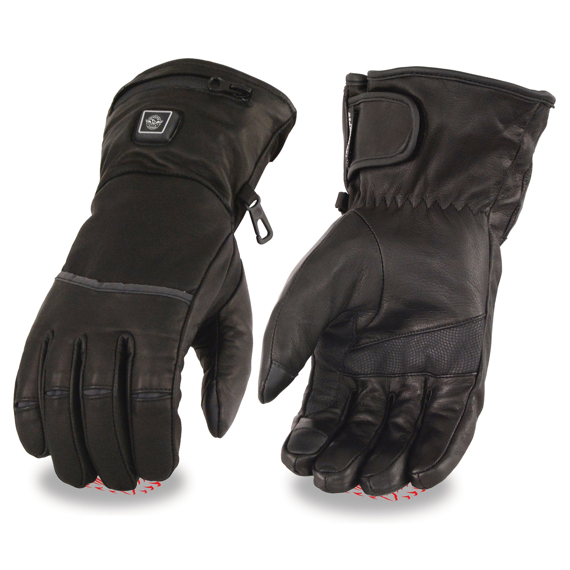 Nexgen Heat Men's Waterproof Heated Gloves with Touchscreen Compatibility & Rechargeable Batteries - Winter Sports, Motorcycling, Outdoor Work & Cold Weather Activities