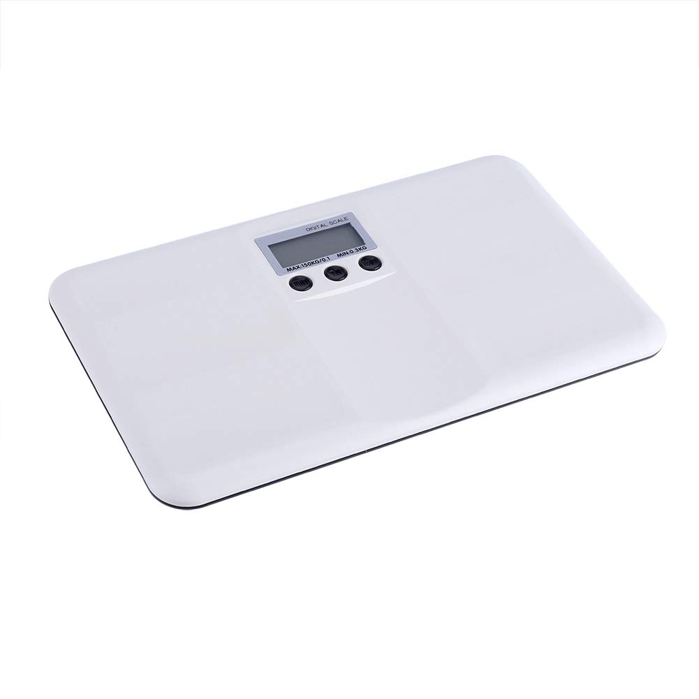 Tbest Digital Bathroom Scale with Body Tape Measure - High Precision 400lb Capacity, Large LCD Backlight Display, Round Corner Design - Perfect for Home Gym, Weight Loss Tracking & Health Monitoring (White)