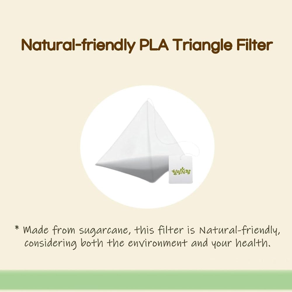 GAGOPA 100% Pure Natural Herbal Tea - Korean Traditional Herbal Tea Bags, Sugar-Free, Eco-Friendly PLA Triangular Tea Bags (12 Count) - Perfect for Relaxation, Detox & Daily Wellness
