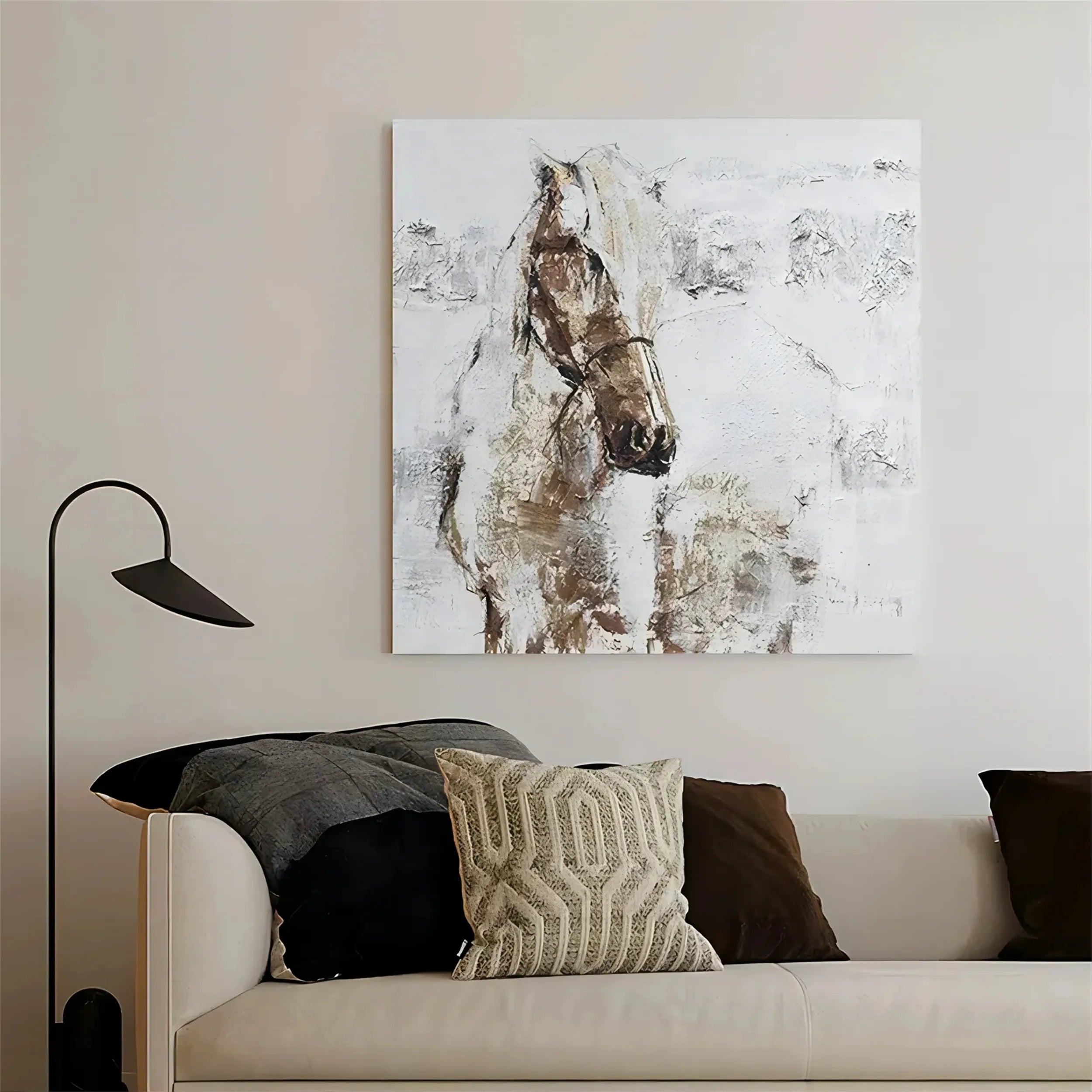 Animal Art Painting #AP049 - Handmade Canvas Wall Decor for Living Room, Bedroom & Office