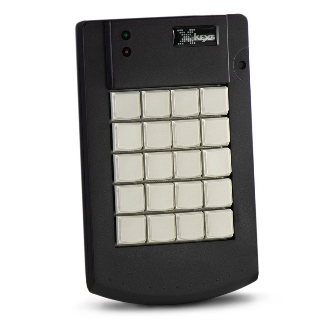 X Keys XD 02 PS2 B Desktop Mechanical Keypad - Programmable Macro Keyboard for Gaming & Office Work (Perfect for PC, PS2, CAD Design & Video Editing)