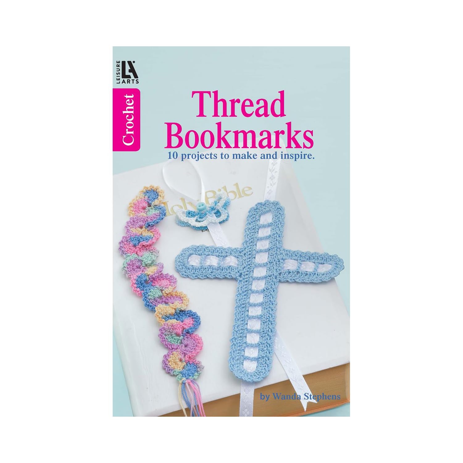Premium Leisure Arts Crochet Thread Bookmarks - Handmade Book Page Markers for Readers & Book Lovers - Perfect Gift for Bookworms, Bible Study, and Journaling