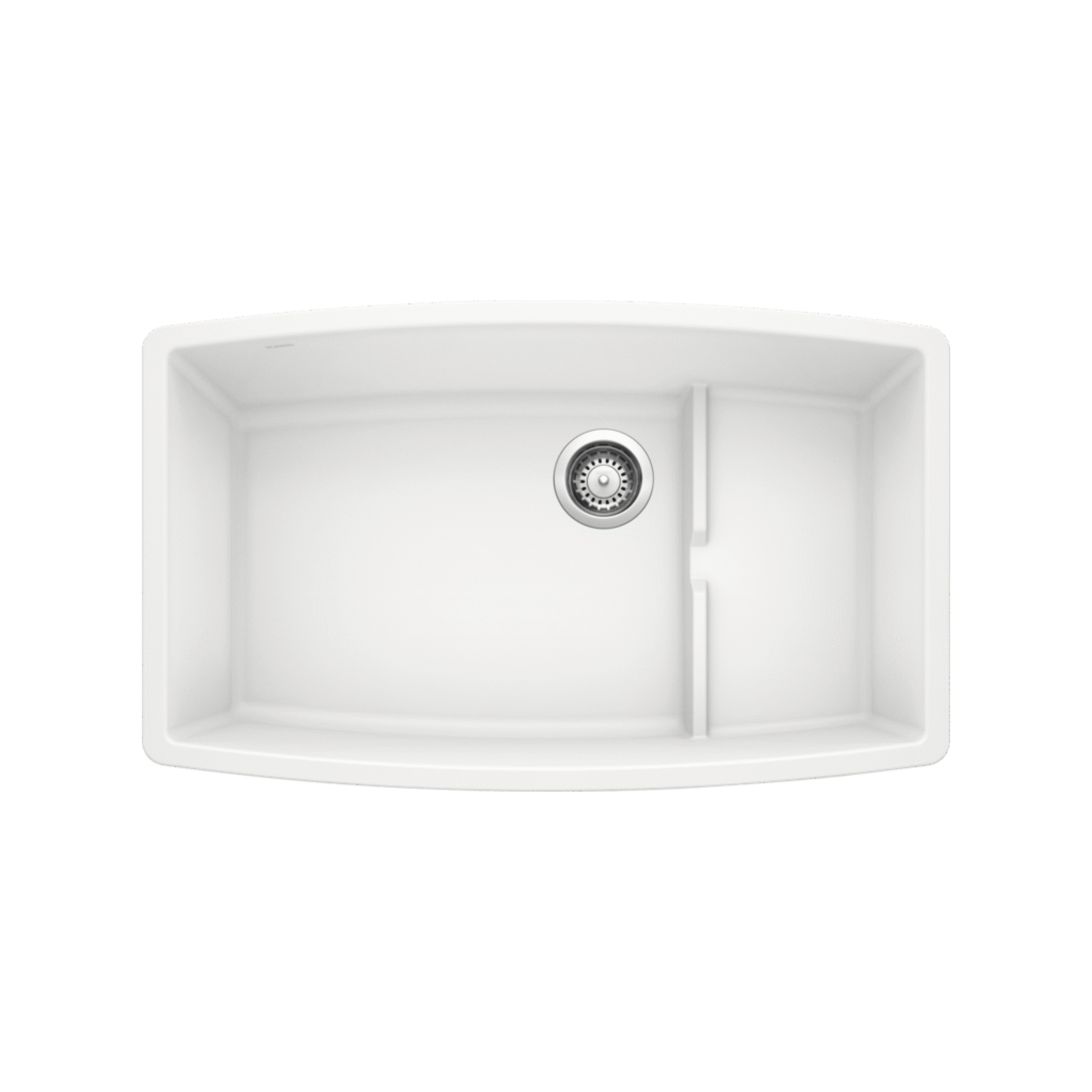 Blanco Performa Cascade Single Bowl SILGRANIT Kitchen Sink - Durable Stain-Resistant Undermount Sink for Modern Kitchens | Perfect for Food Prep, Dishwashing & Entertaining