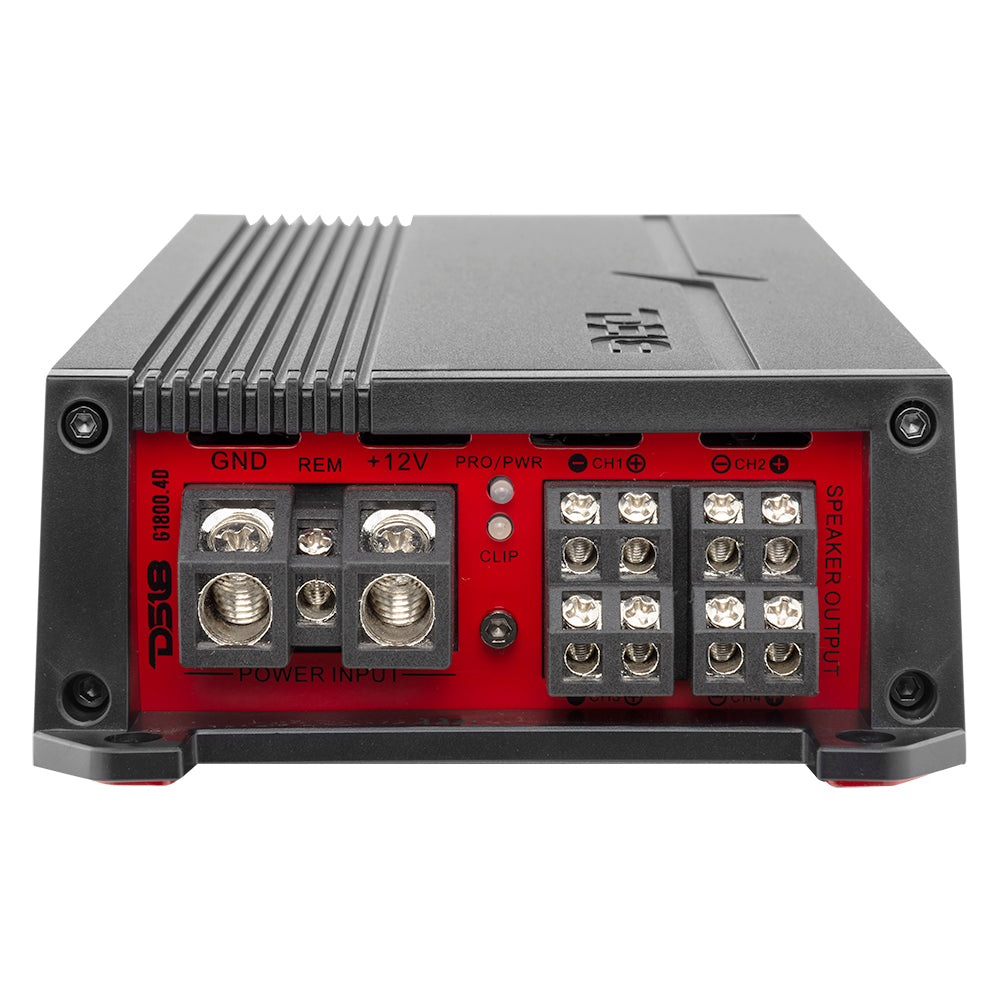 GEN X Full Range Class D 4 Channel Car Amplifier - 4 x 150W RMS @ 4 Ohm - High Power Audio Amp for Car Stereo, Truck, SUV & Marine Boats