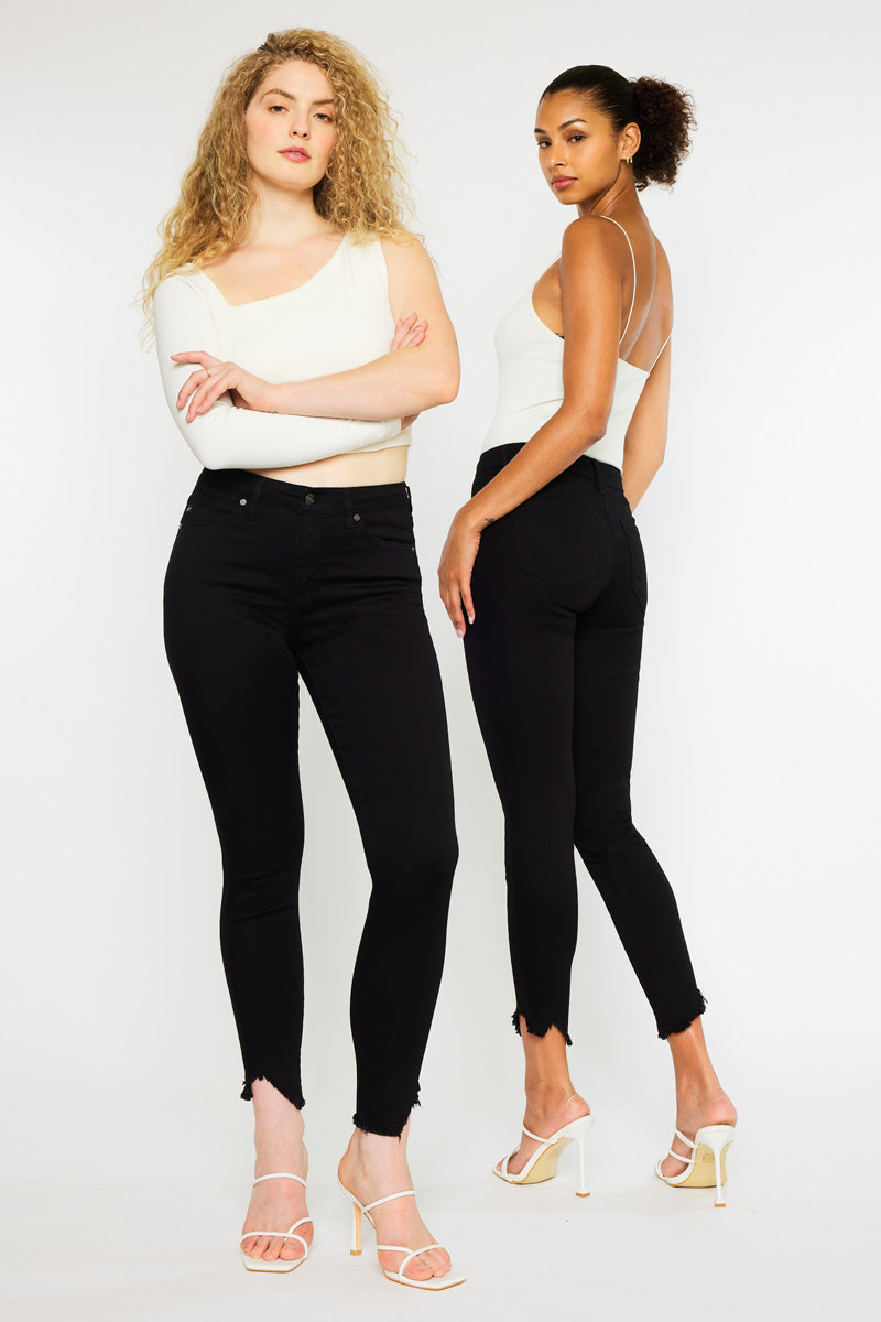 Dayana High Rise Ankle Skinny Jeans for Women - Stretchy Slim Fit Denim Pants, Comfortable Everyday Wear for Casual Outfits and Date Nights