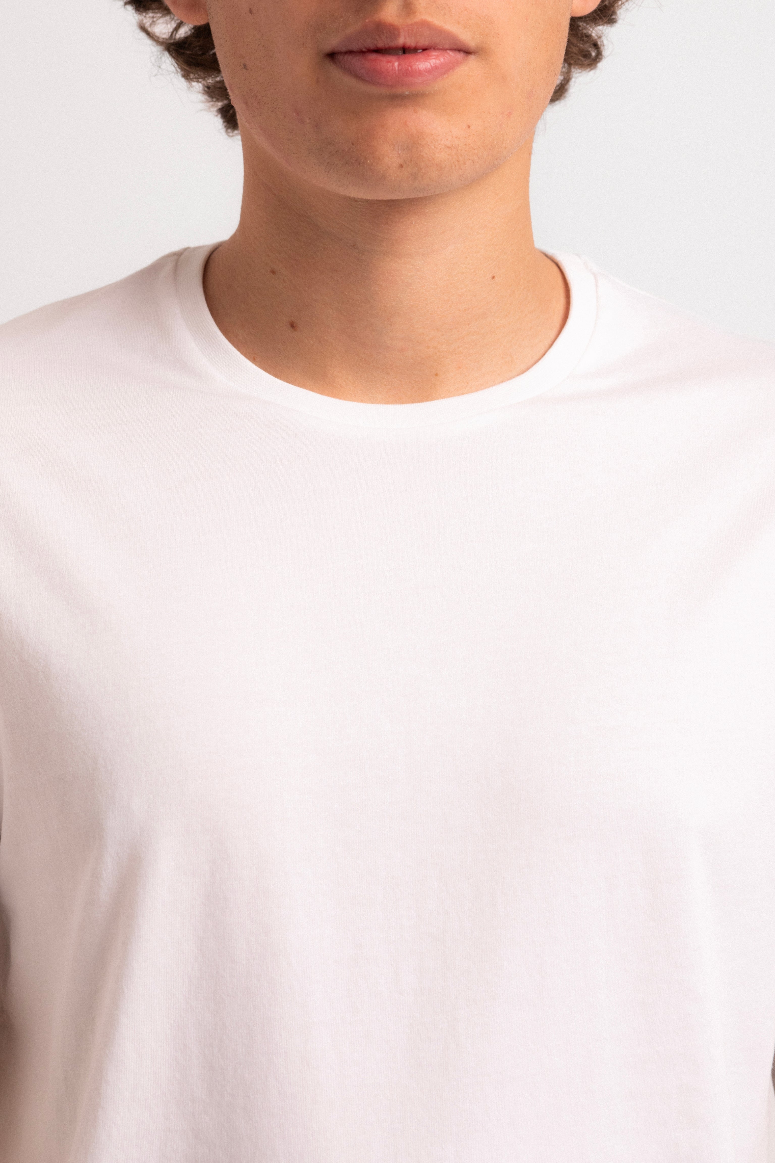 Premium Pima Cotton White T-Shirt for Men & Women - Soft Breathable Short Sleeve Crewneck Tee - Perfect for Casual Wear, Layering & Everyday Comfort