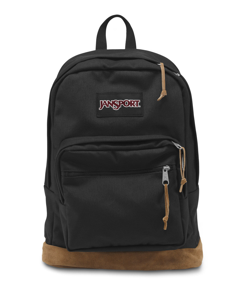 JanSport Right Pack Backpack - Lightweight Laptop Backpack for School & Travel, Durable Black Daypack with 15