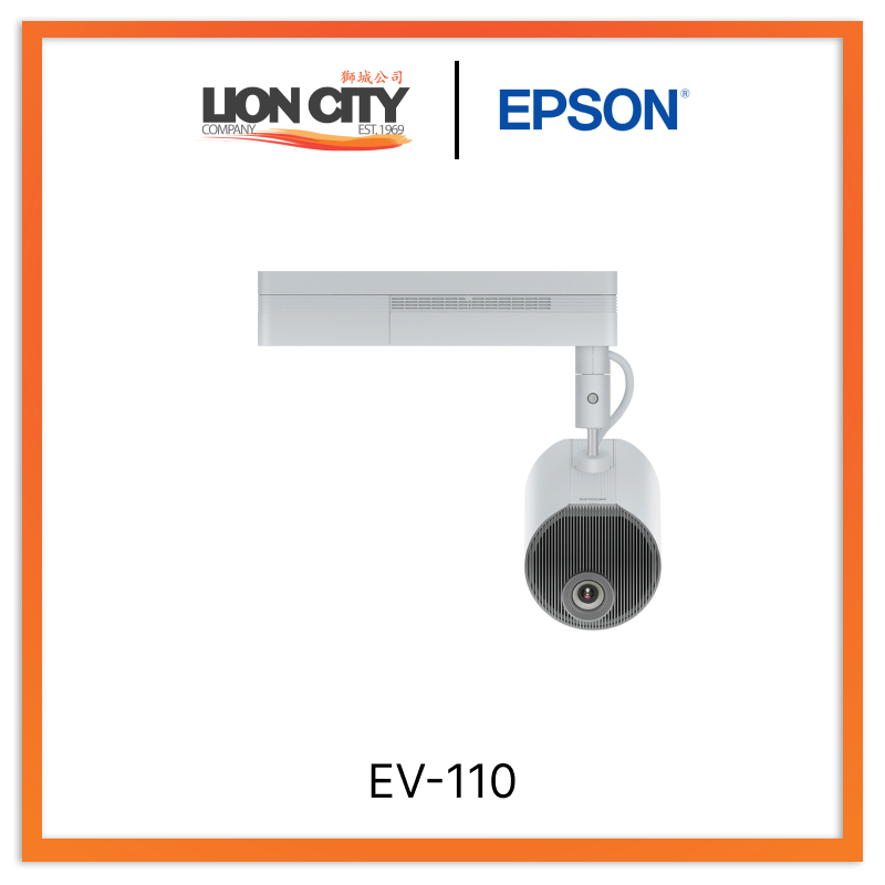 Epson EV 110 Lightscene Laser Projector - 4K Ultra HD, 5000 Lumens, 3LCD Technology for Home Theater, Business Presentations & Outdoor Movie Nights