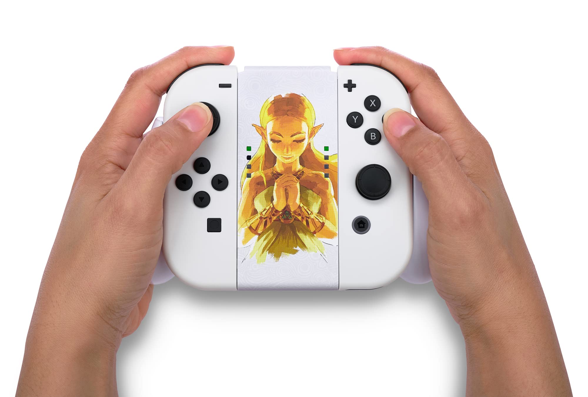 PowerA Joy-Con Comfort Grip for Nintendo Switch & Switch Lite - Princess Zelda Edition, Wireless Game Controller with Ergonomic Design | Perfect for Long Gaming Sessions, Zelda Fans & Switch Enthusiasts