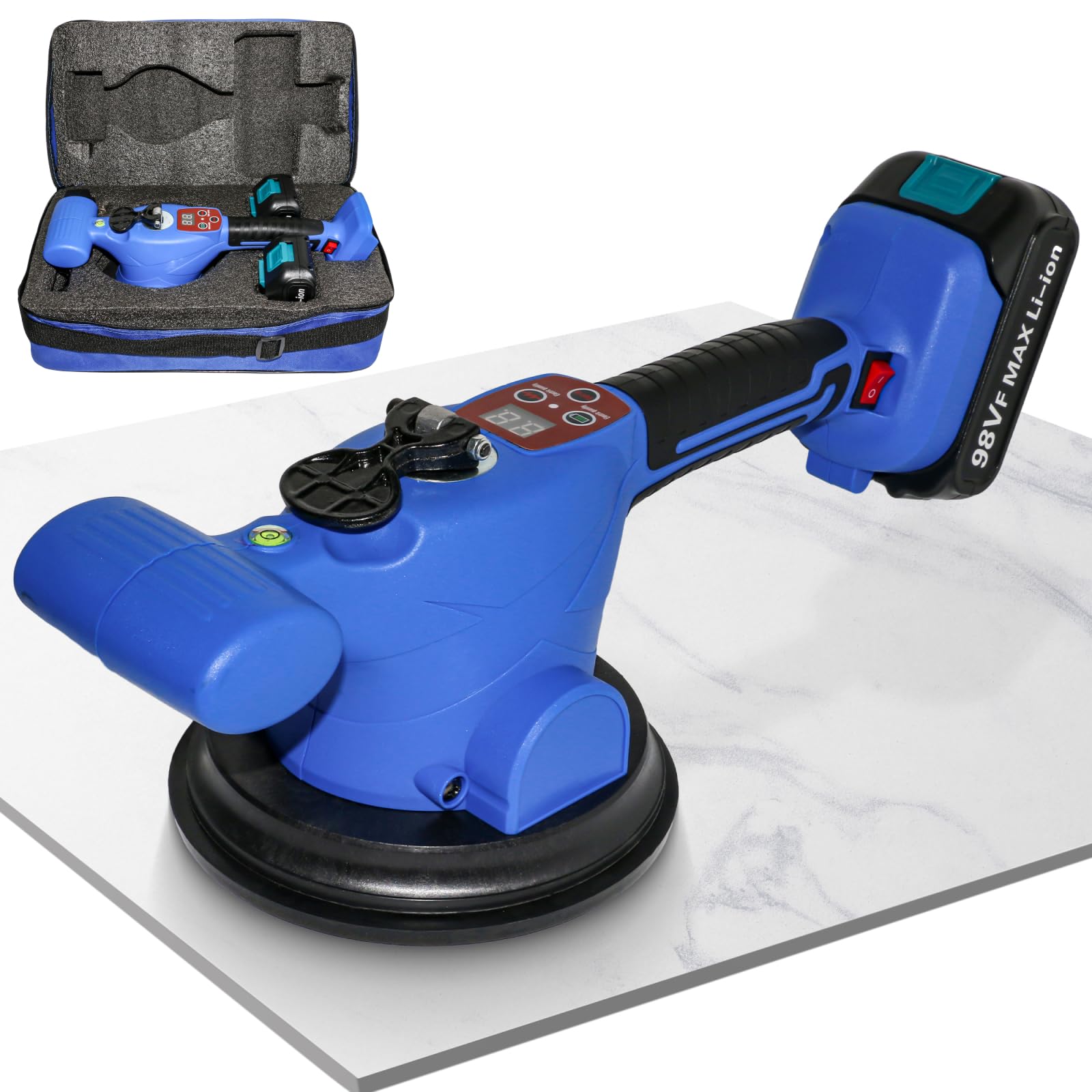 Professional 36V Tile Vibration Tool - 9-Speed Adjustable Handheld Tile Leveling Machine with Powerful Functions for Efficient Tile Laying | Perfect for DIY Home Renovation, Bathroom Remodeling & Floor Installation Projects