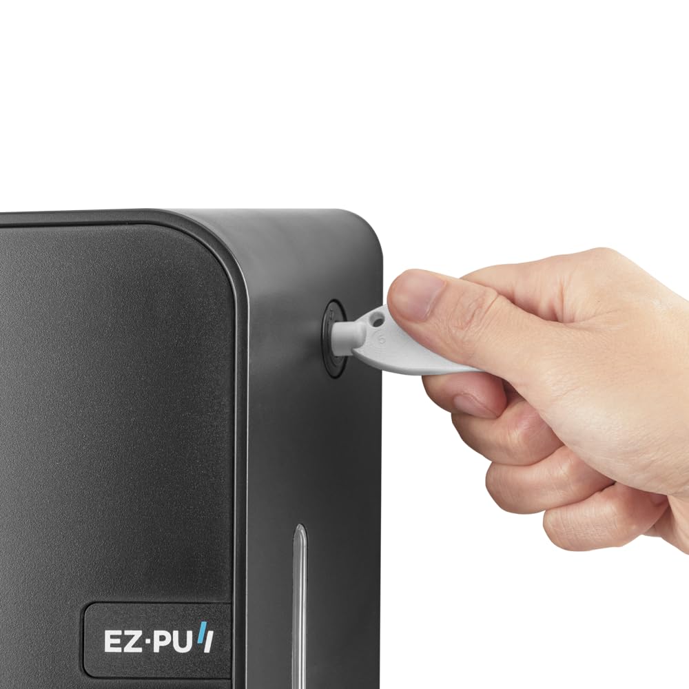 EZbrnd Wall Mount Multifold Paper Towel Dispenser - Black (3300B-EZ) for Kitchen, Bathroom, Office, RV & Airbnb | Space-Saving & Hygienic Solution for Homes & Commercial Spaces