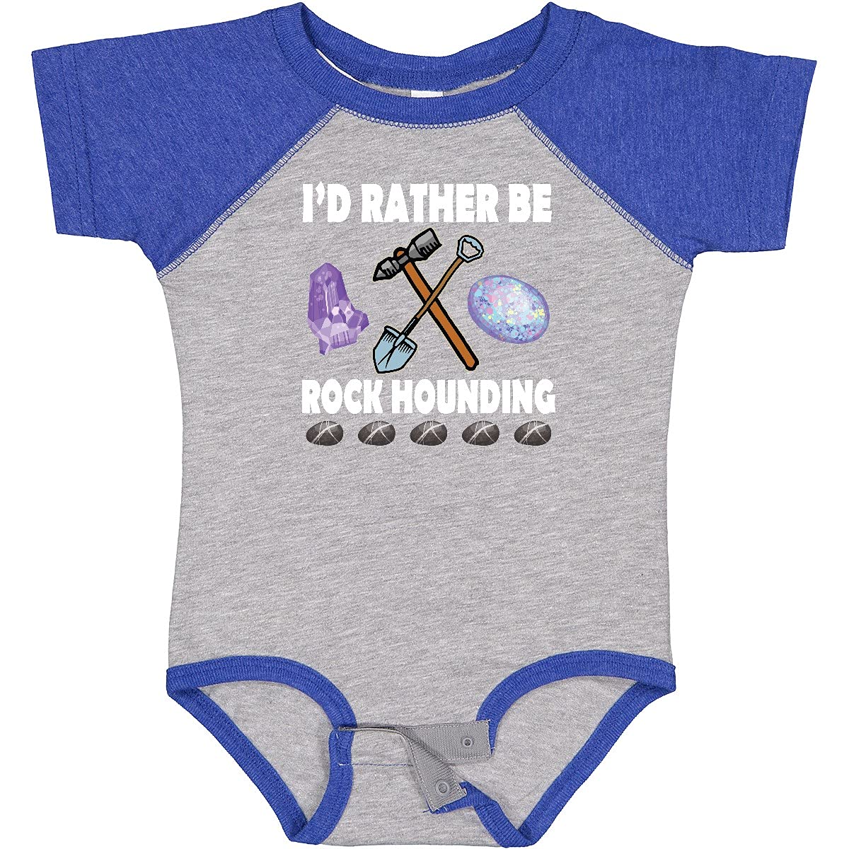 Inktastic Rock Hounding Rock Collector Baby Bodysuit - Cute Geology Outfit for Infants & Toddlers - Perfect for Outdoor Adventures, Nature Walks & Science Enthusiast Families