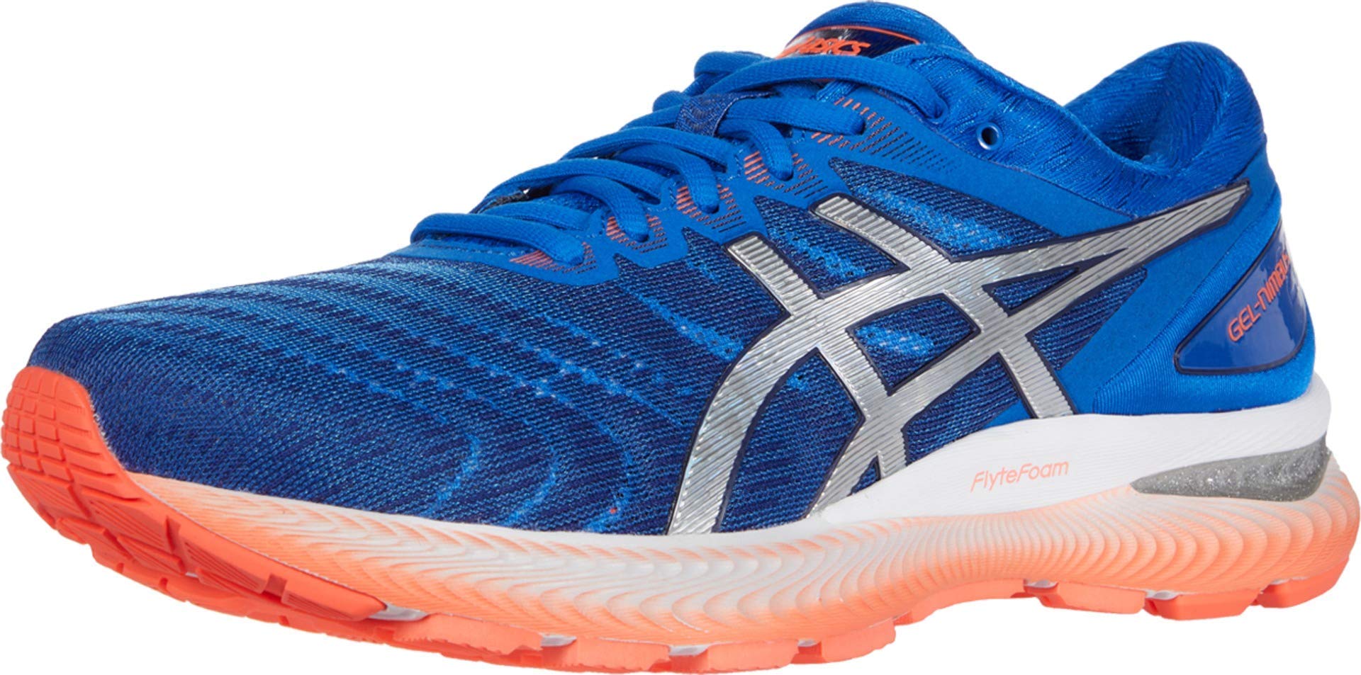 ASICS Men's Gel-Nimbus 22 Running Shoes - Lightweight Cushioned Sneakers for Jogging, Marathon & Gym Workouts - Breathable Mesh Athletic Shoes for Men's Comfort Running & Training