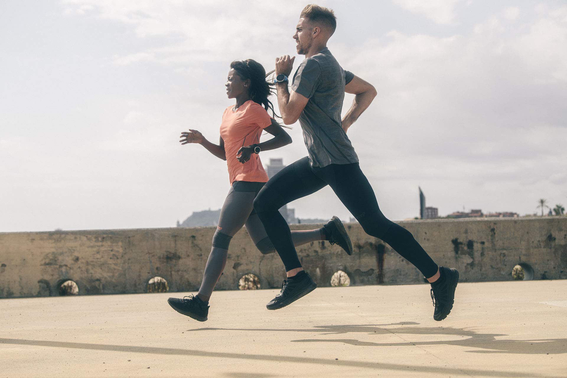 CEP Compression Tights 3.0 for Men - Black - Performance Running & Recovery Leg Sleeves - Ideal for Marathon Training, Gym Workouts & Post-Exercise Muscle Support