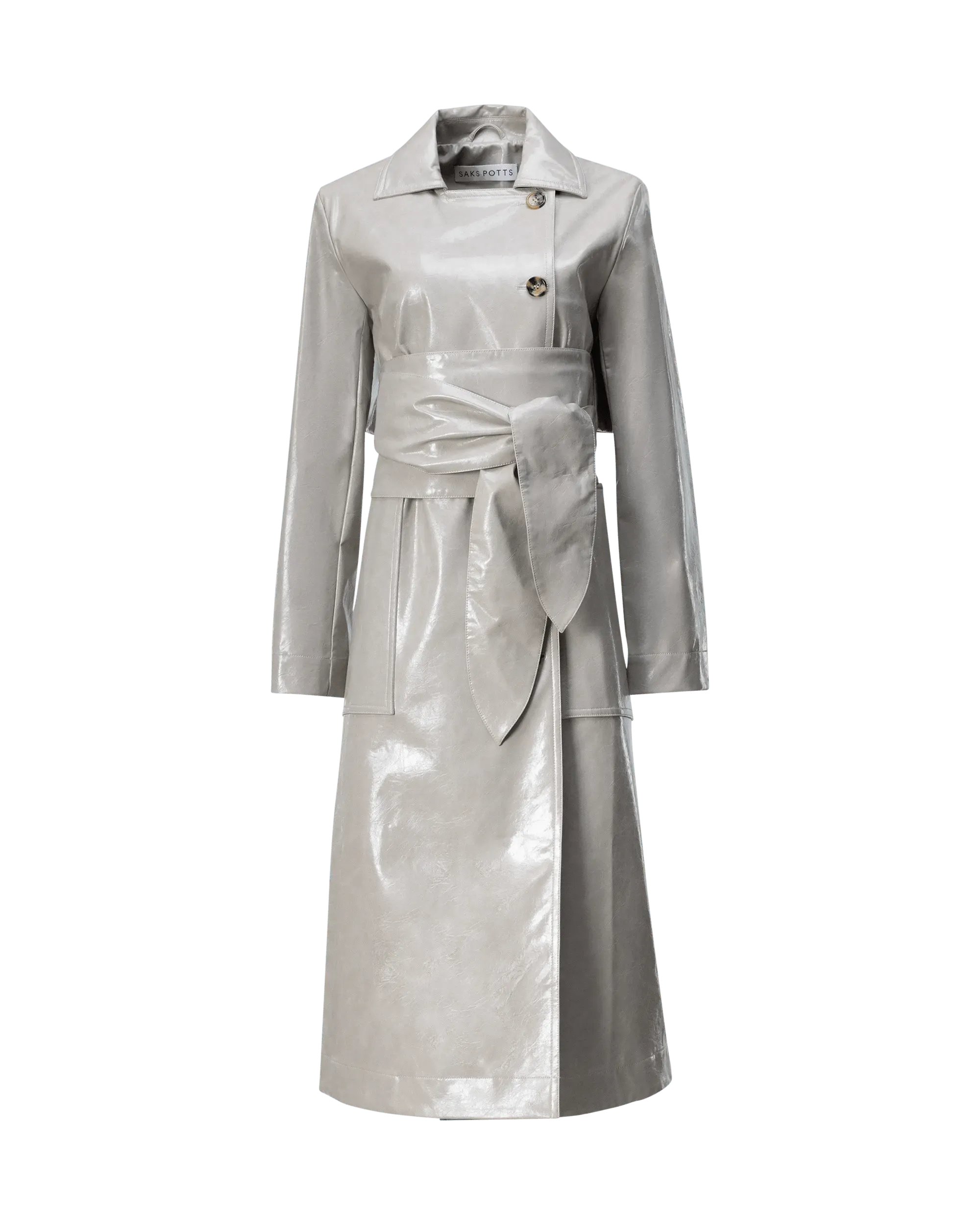 Luso Women's Classic Trench Coat - Waterproof Long Coat with Belt for Fall & Winter | Perfect for Office, Travel & Outdoor Activities