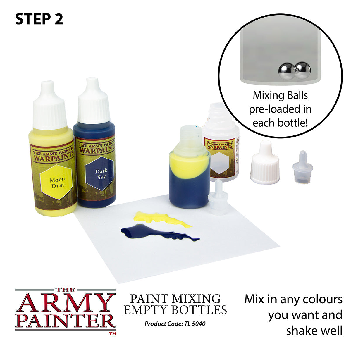 Empty Paint Mixing Bottles for Artists - Plastic Squeeze Bottles with Lids for Acrylic, Oil, Watercolor Paints - Perfect for DIY, Crafting & Studio Use