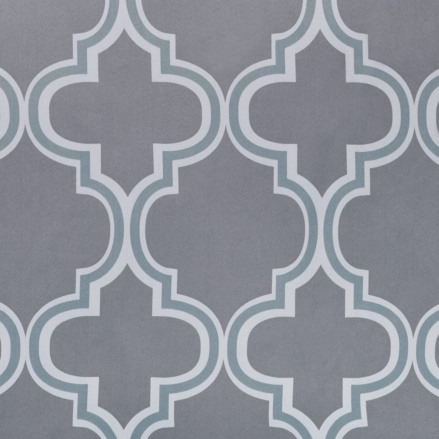 Bohemian Trellis Printed Blackout Curtain Panels with Grommet Top - Set of 2 for Living Room, Bedroom & Home Decor