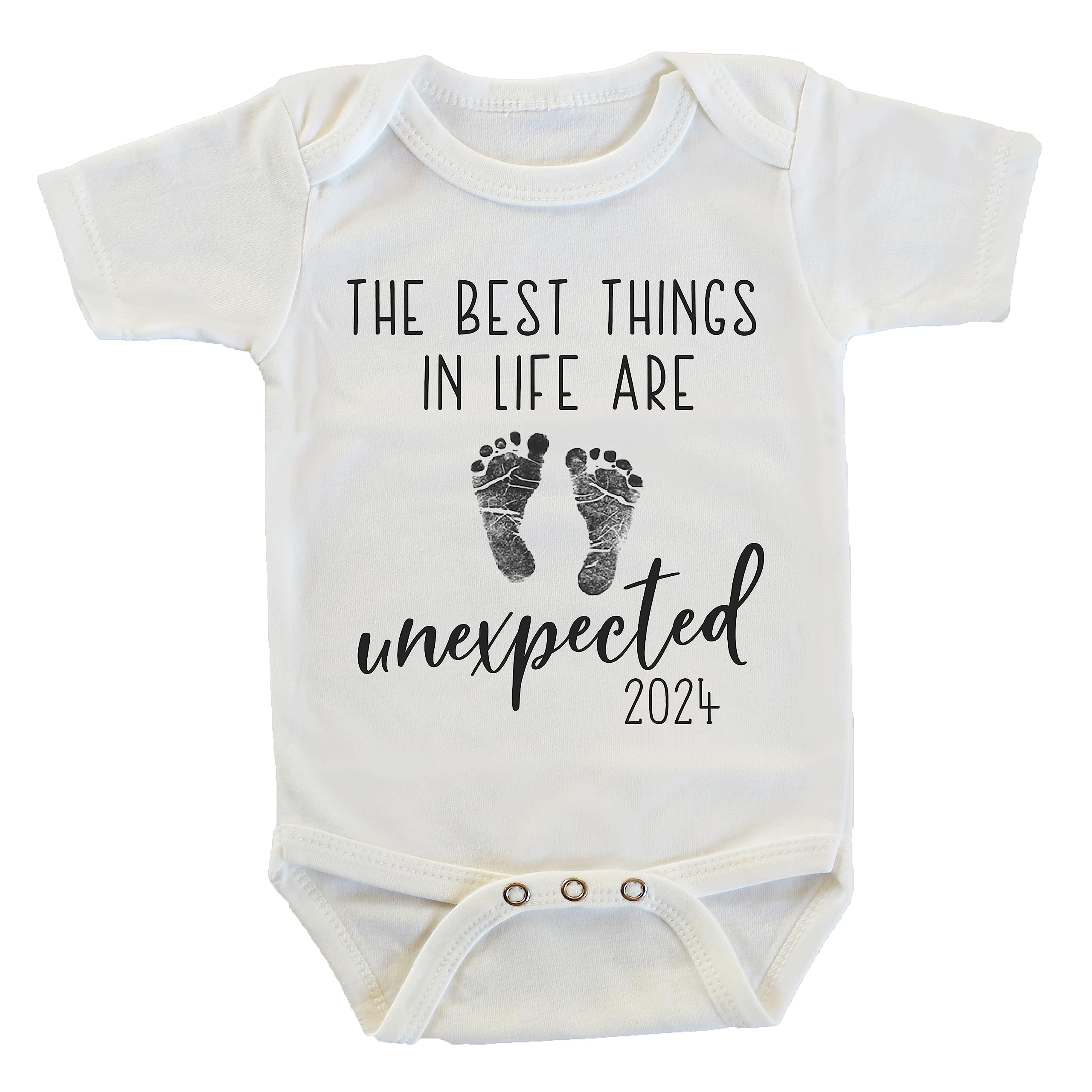 Witty and Bitty - Best Pregnancy Reveal Onesie for Newborns | Funny Baby Announcement Bodysuit | Perfect for Gender Reveal Parties & Photo Shoots