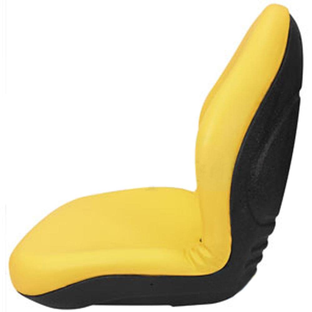 AM107802 Yellow High Back Seat Replacement for John Deere F910 F911 F925 F930 Tractors - Durable Aftermarket Tractor Seat for Comfortable Mowing & Landscaping