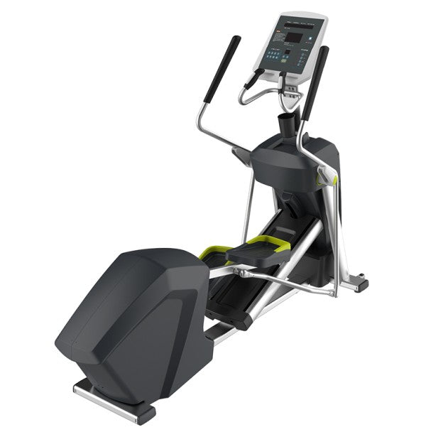 DHZ X9201 Skyline Elliptical Machine - Low Impact Cardio Trainer for Home Gym, Full Body Workout Equipment with LCD Monitor - Perfect for Small Spaces & Apartment Fitness