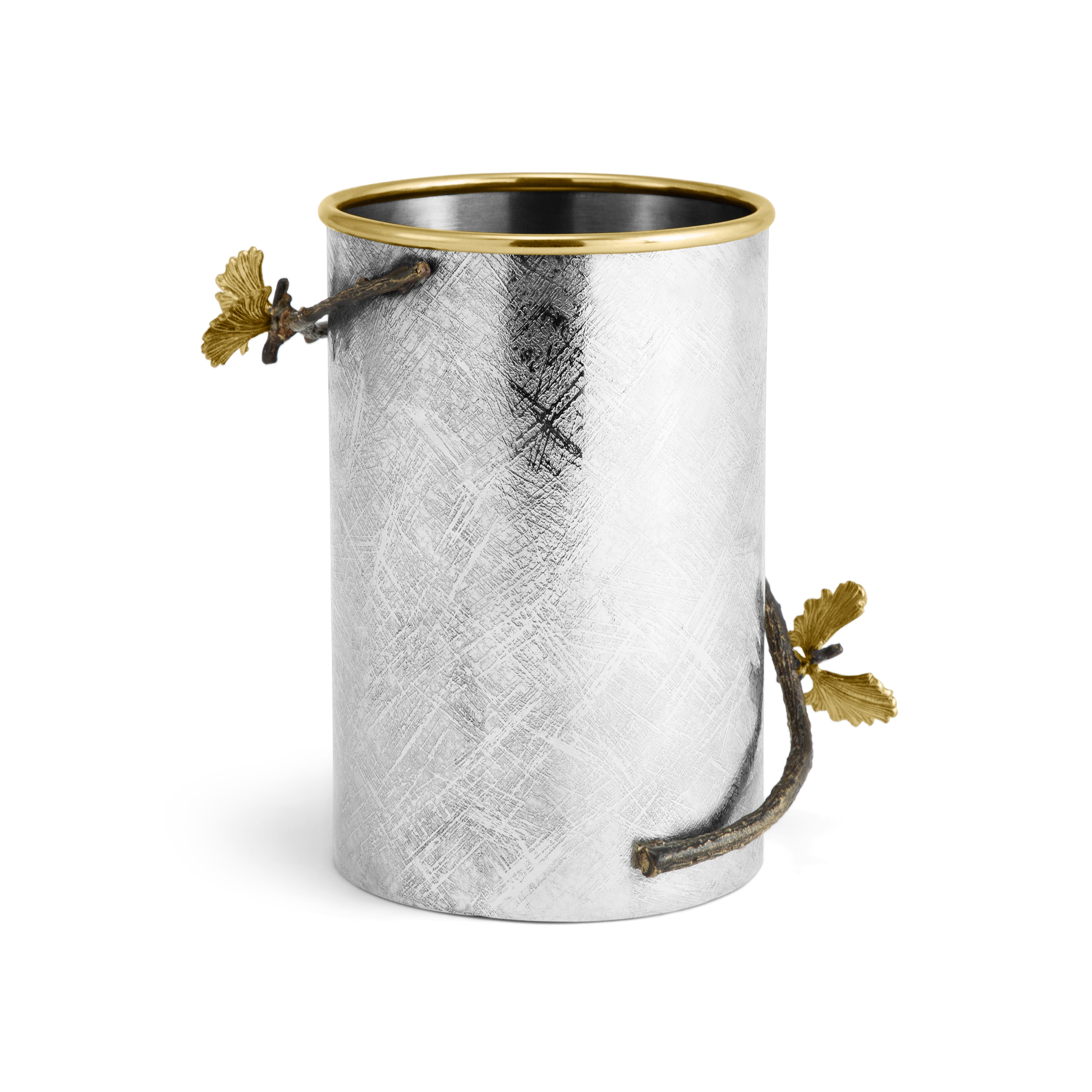Butterfly Ginkgo Utensil Holder - Stylish Kitchen Organizer for Spoons, Forks & Knives - Perfect for Countertop or Drawer Storage