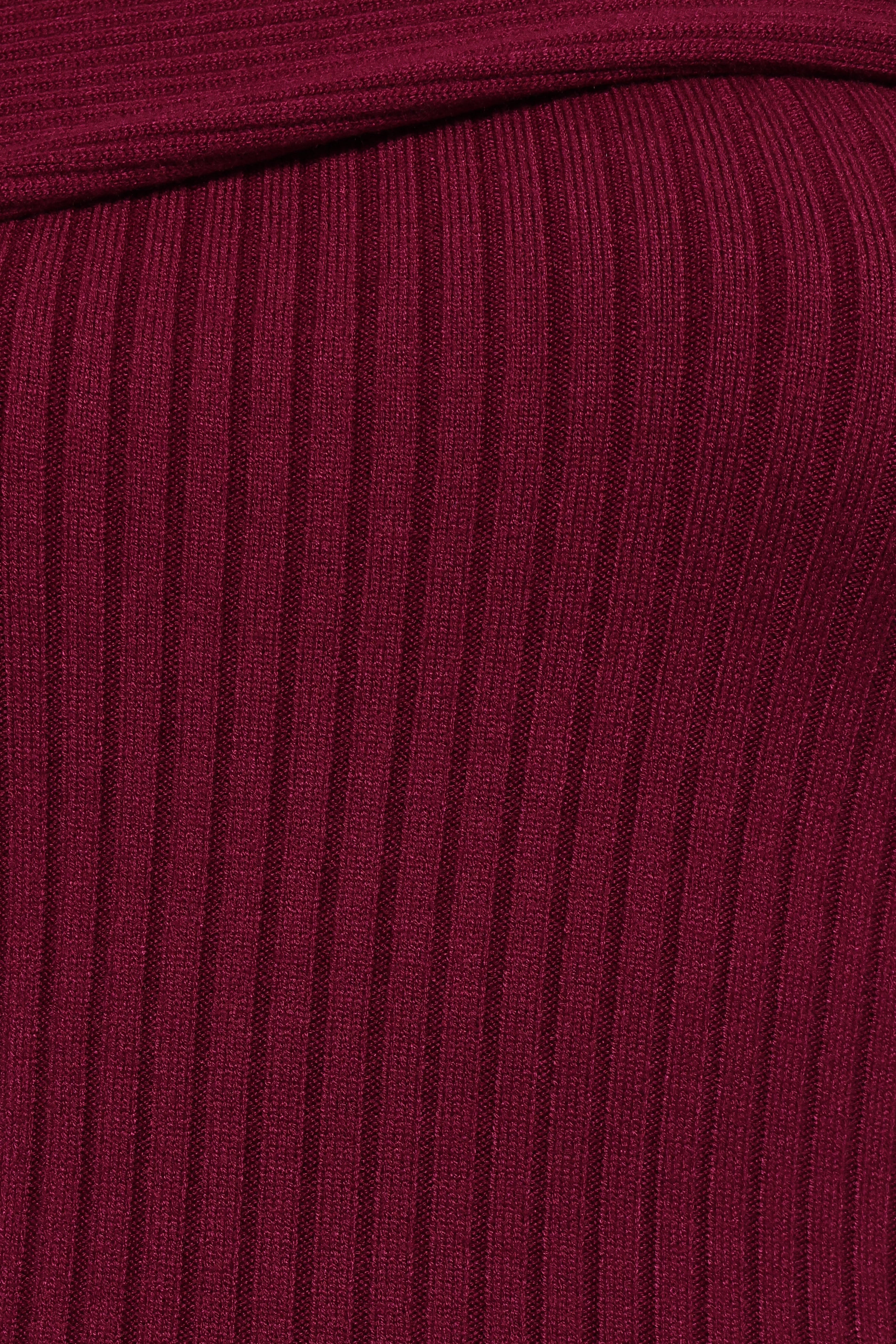 Elegant Fuchsia Long Sleeve Midi Dress for Women - Perfect for Fall/Winter Fashion, Office Wear & Holiday Parties