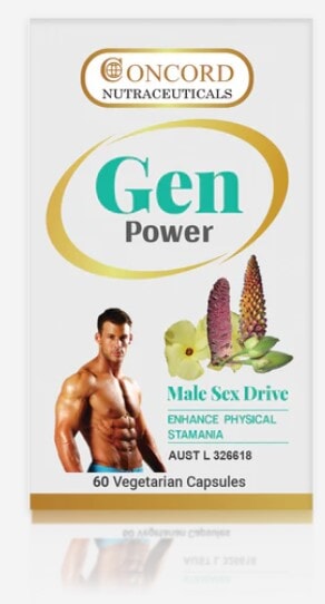 Concord Nutraceuticals Gen Power - Premium Dietary Supplement for Energy & Vitality | Boost Performance, Focus & Wellness | Ideal for Athletes, Busy Professionals & Active Lifestyles