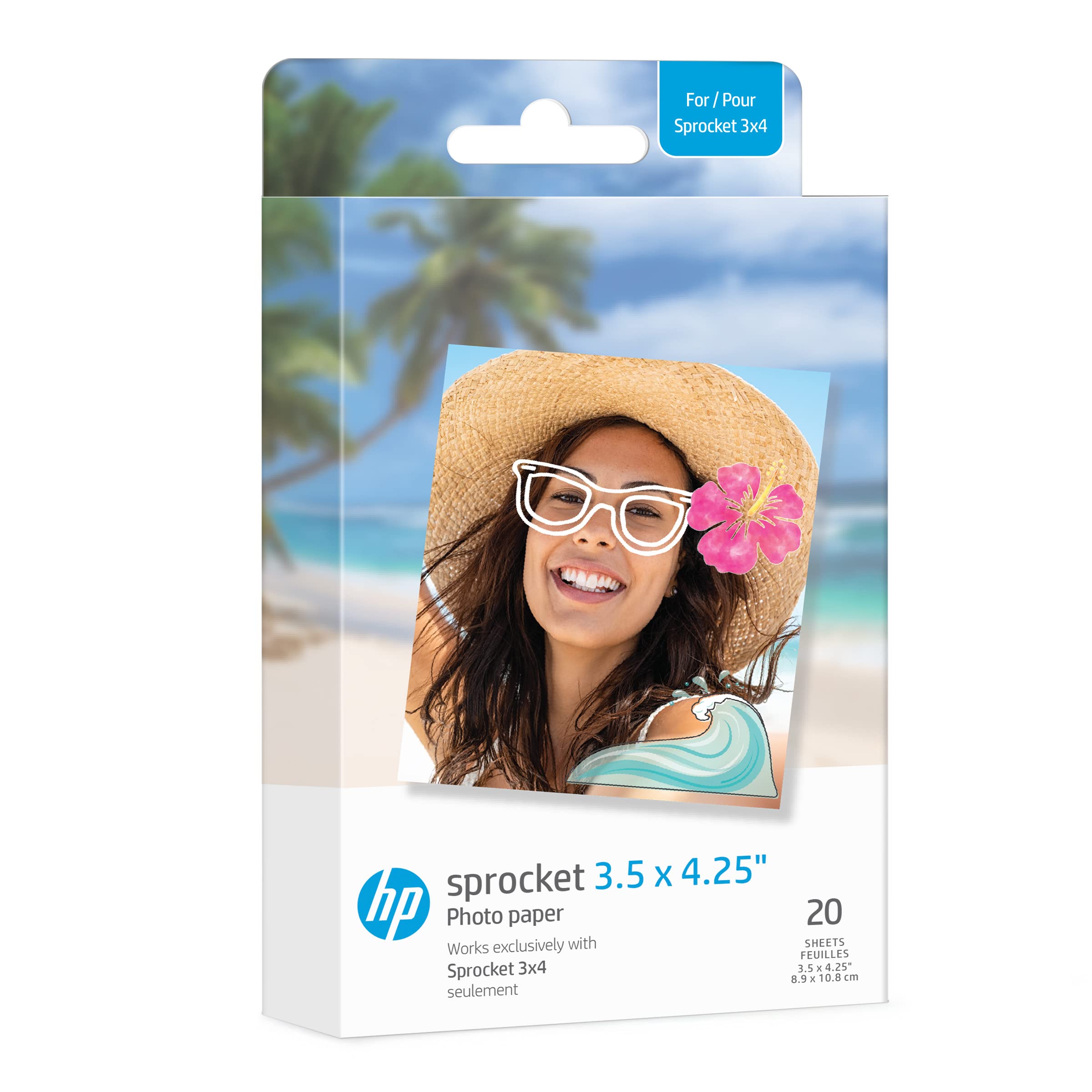 HP Sprocket 3.5 x 4.25