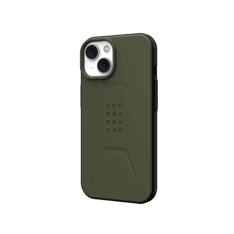 UAG CIVILIAN MAGSAFE Case for iPhone 14 Plus - Olive Green | Military-Grade Drop Protection | Compatible with MagSafe Charging | Perfect for Outdoor Adventures & Daily Use