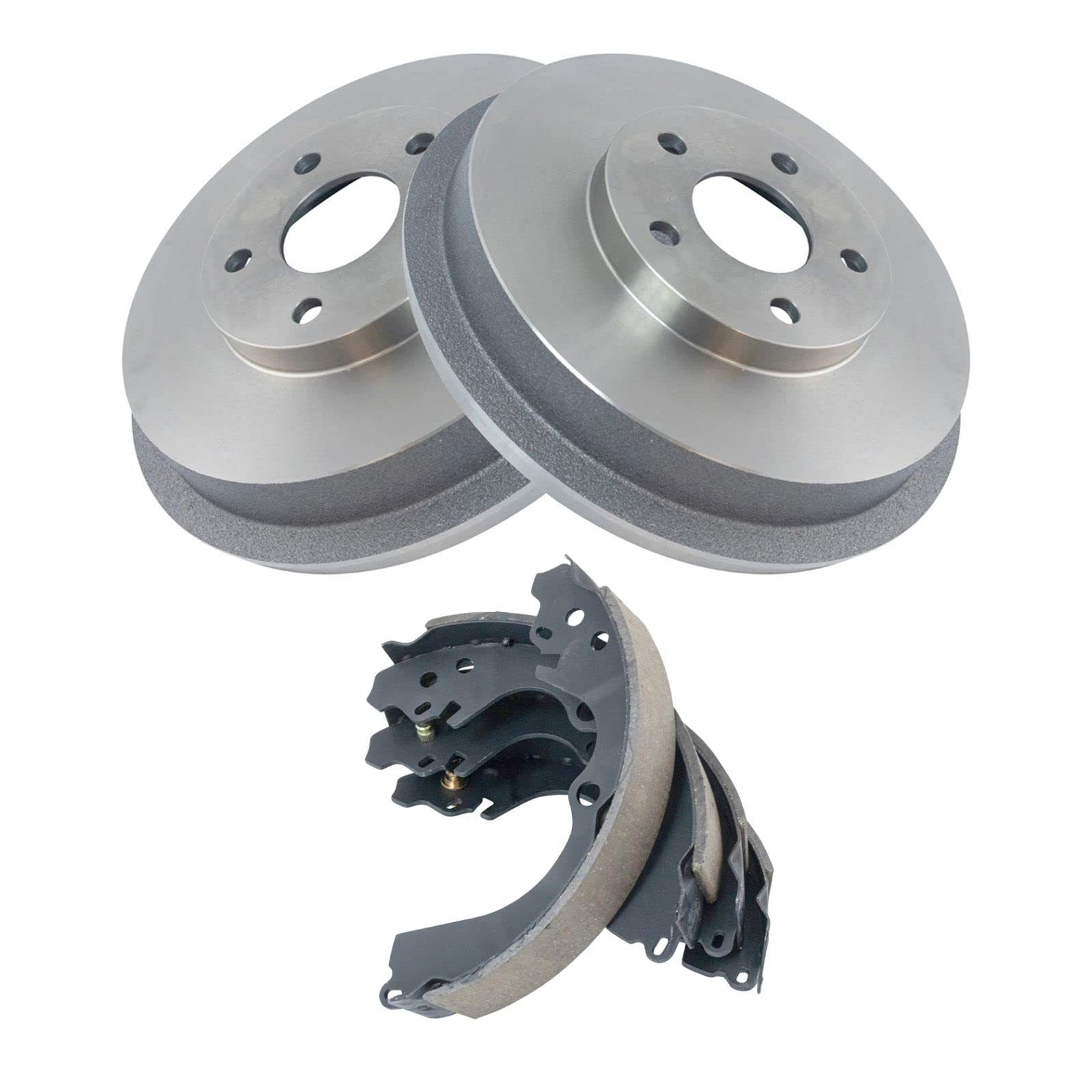 ABS Brake Drum and Shoe Kit - Rear Set for Subaru Forester & Impreza | Durable Replacement Parts for Smooth Braking Performance | Perfect for Off-Roading, City Driving & Highway Commutes