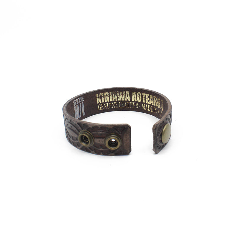25mm Genuine Leather Wristband for Men & Women - Adjustable Size M/L - Premium Fashion Bracelet by Darin Gordine - Perfect for Casual Wear, Gifts & Everyday Accessories