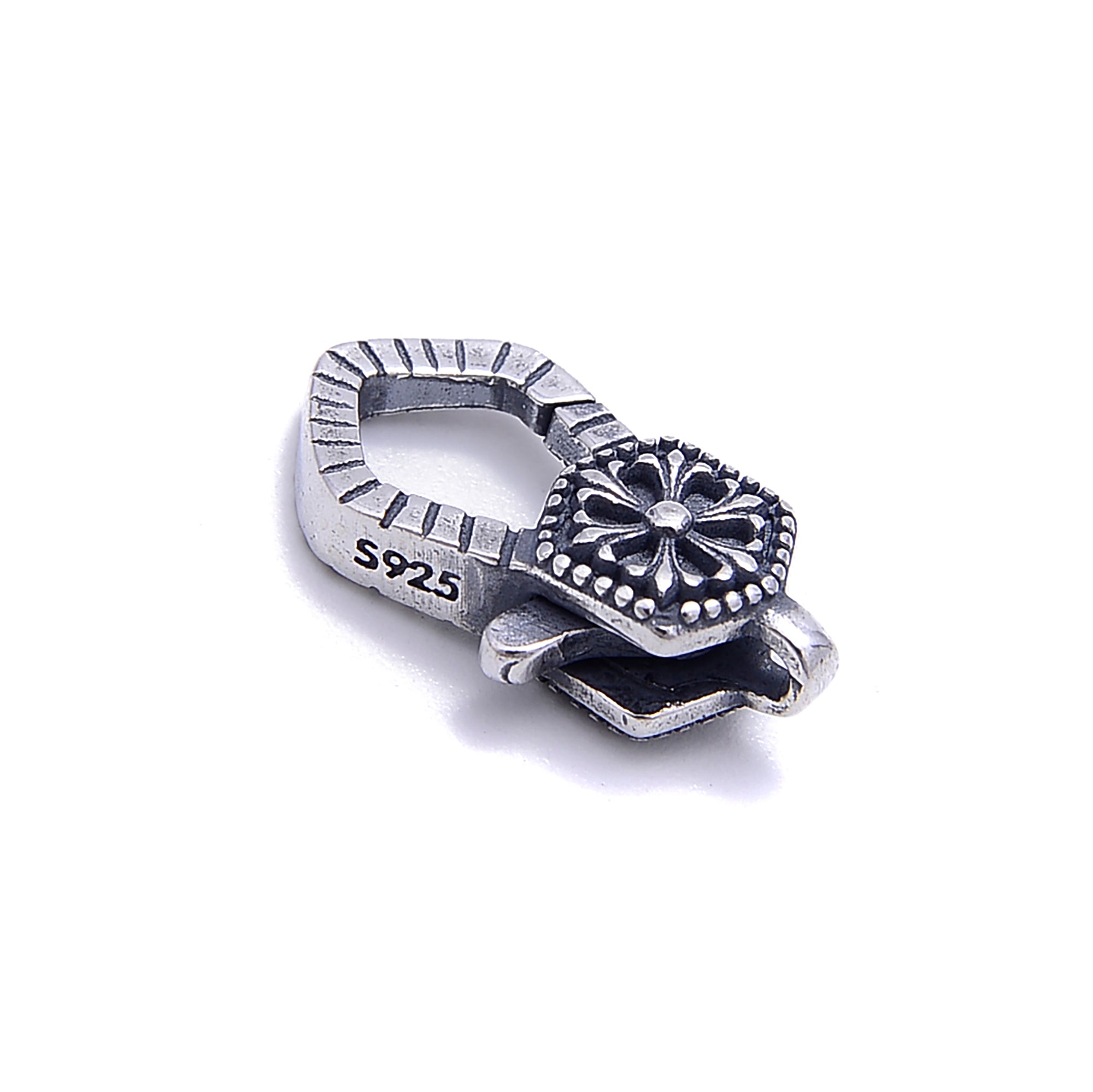 925 Sterling Silver Anti-Tarnish Snowflake Clasp (10x18mm) - Jewelry Making Supplies for Necklaces, Bracelets & DIY Crafts - 1 Piece per Bag