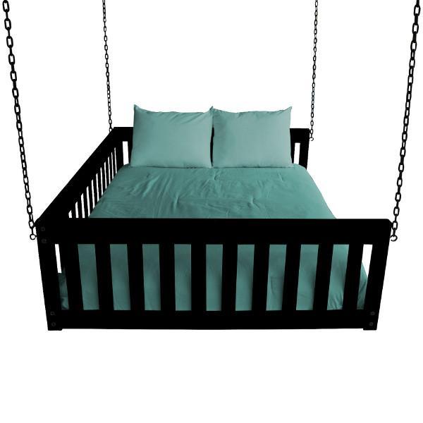 VersaLoft Mission Hanging Daybed with Chain - Outdoor Hammock Swing Bed for Patio, Garden, Backyard Relaxation and Boho Decor