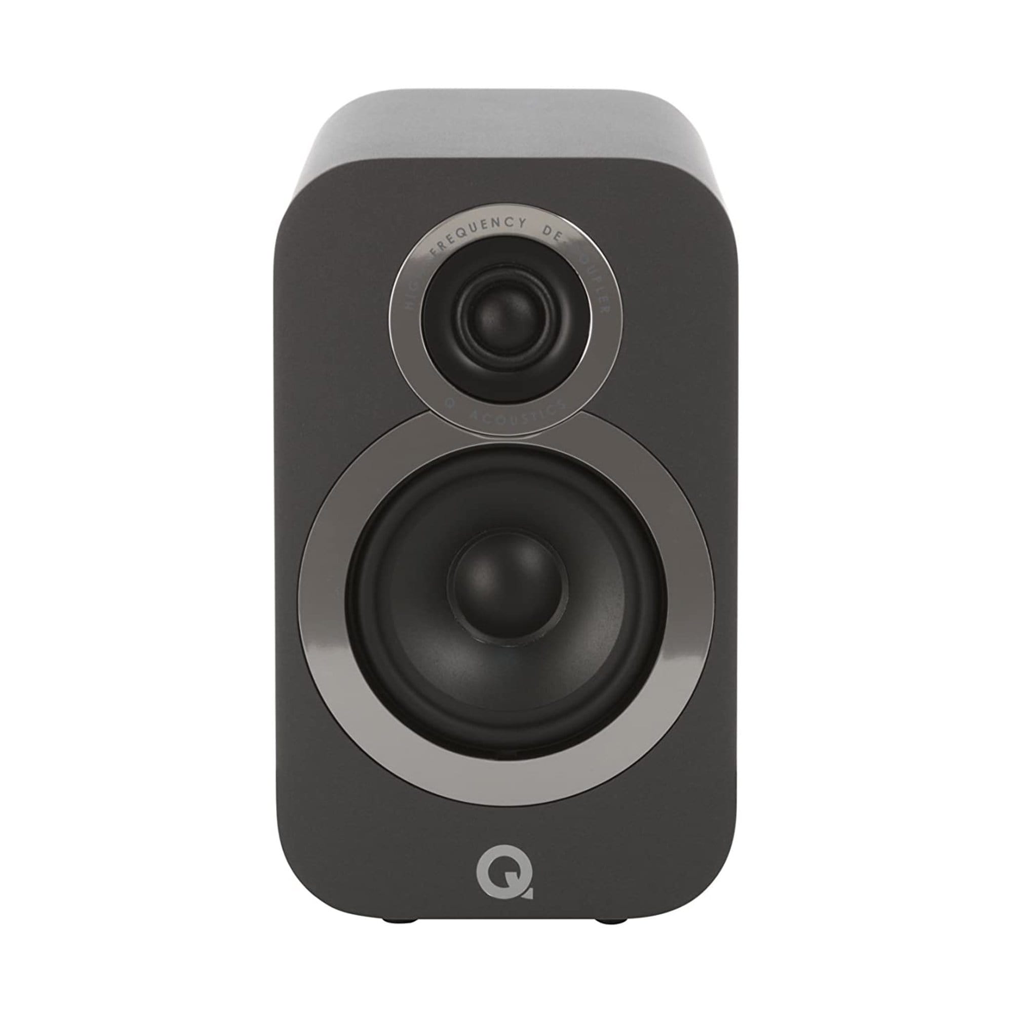 Q Acoustics Q3010i Bookshelf Speakers - Premium Hi-Fi Sound for Home Theater & Music Listening | Compact Design for Living Room, Bedroom & Office Setup