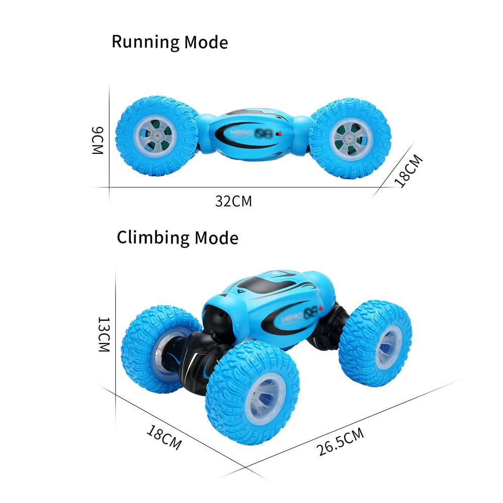 2.4G Double Sided Driving RC Buggy Car - 360° Rotation & Drift Stunt, 4WD High Speed Off-Road Remote Control Vehicle, Electric Toy Racing Car for Kids - Perfect for Indoor/Outdoor Play, Birthday Gifts & Backyard Racing Fun