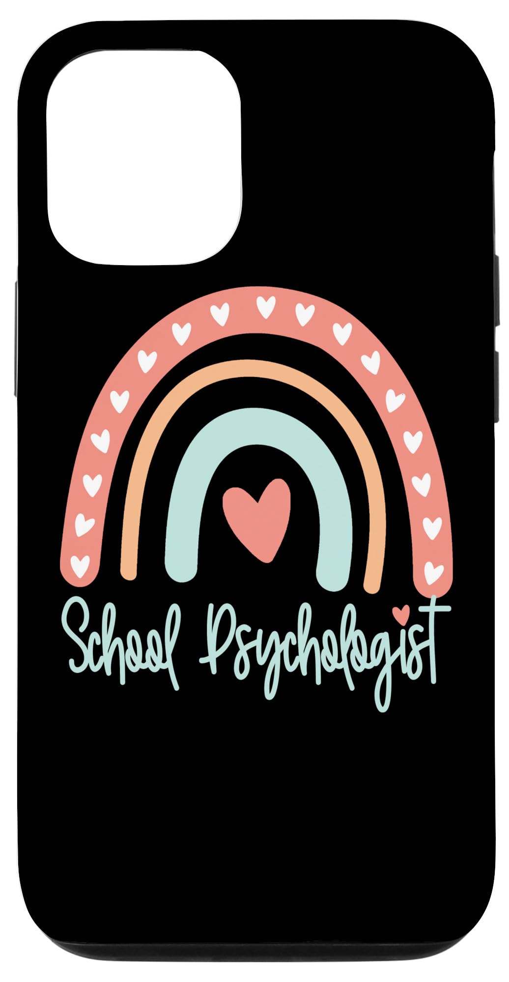 iPhone 12/12 Pro Case for School Psychologists - Shockproof Protective Cover with Psychology Design - Perfect for Therapy Sessions, Counseling & Daily Use